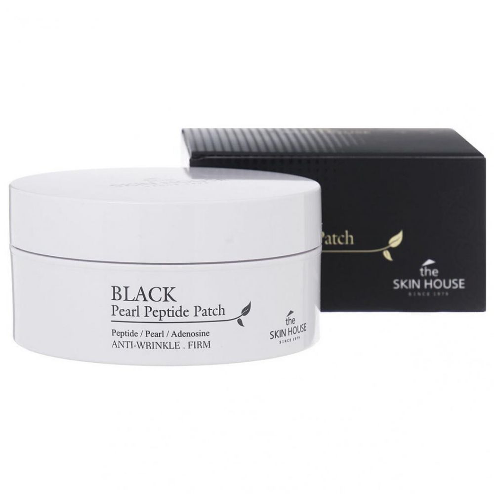 Гидрогелевые патчи с пептидами и экстрактом чёрного жемчуга THE SKIN HOUSE Black Pearl Peptide Patch