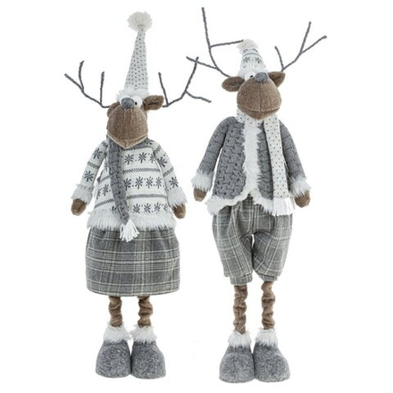 GAEM Игрушка набивная "Олень" (телескоп ноги), L49 W20 H116/45 см, 2в.