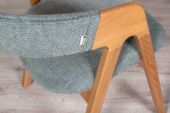 Комплект стол VASTO 1300 RV раздвижной + 4 стула Манго / бук натуральный