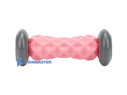 Роликовый массажер розовый