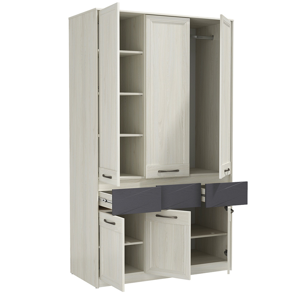 Шкаф комбинированный Лиана 45.03, Ясень Анкор светлый