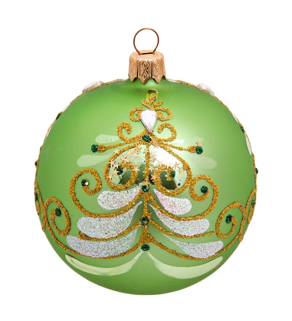 Элита НФШ-1546/1 Ел.украшение Шар «Праздничная ёлка» 85 мм