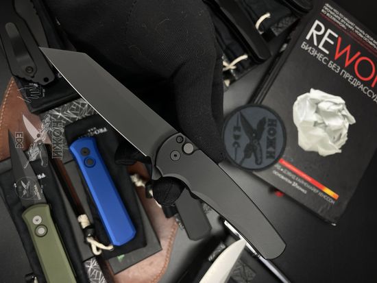 Складной нож Pro-Tech Malibu 5203 Reverse Tanto c клинком из стали CPM-20CV, рукоять алюминий