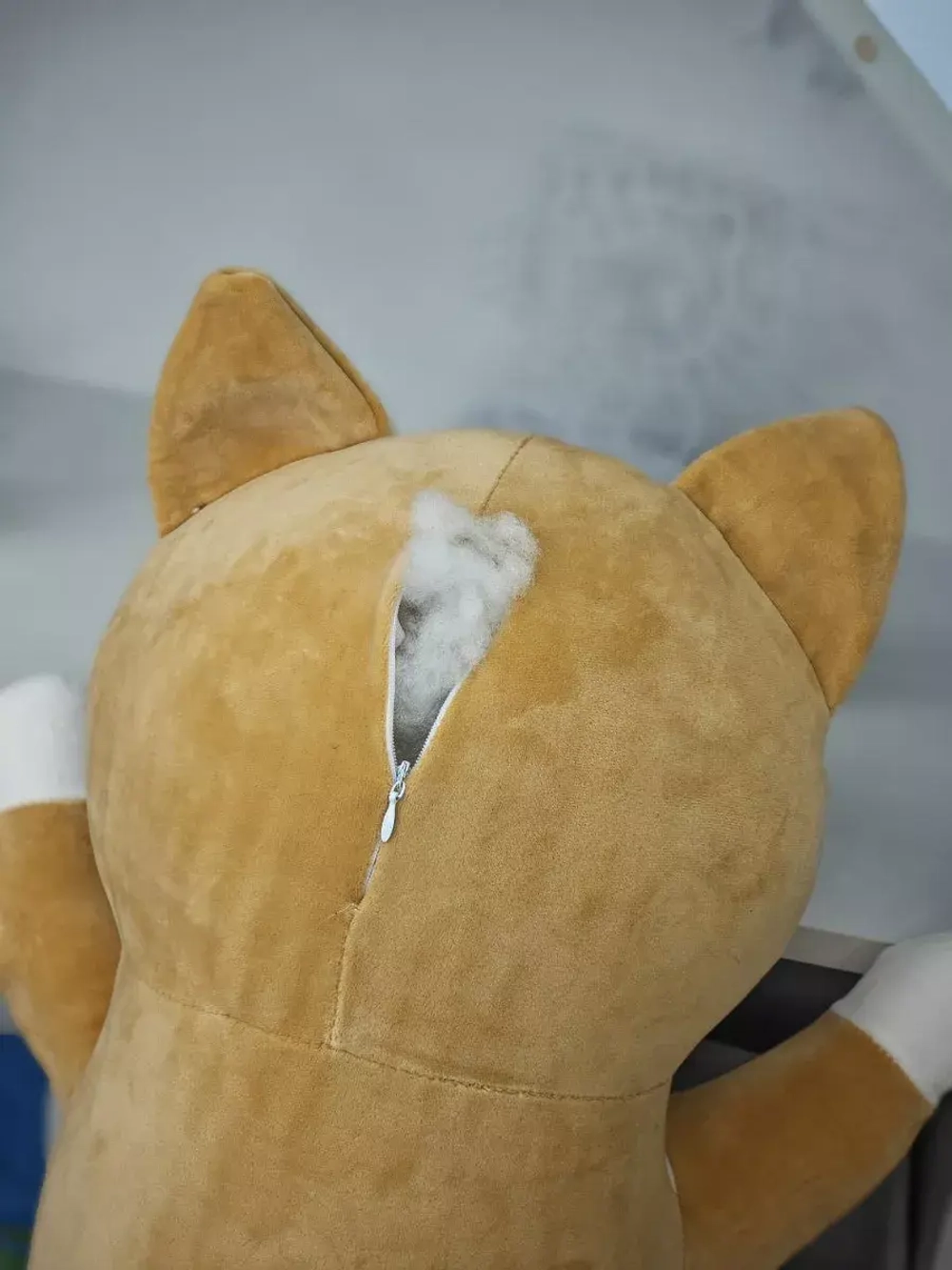 Мягкая игрушка корги батон 90 см