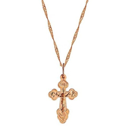 Крестик и цепочка.