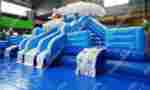 Надувной наземный аквапарк «Мишка на полюсе» 23*13*5 м