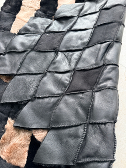 Покрывало меховое ковер из шкуры овчины