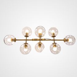 Подвесная Люстра Staggered Glass Chandelier 8 By Imperiumloft