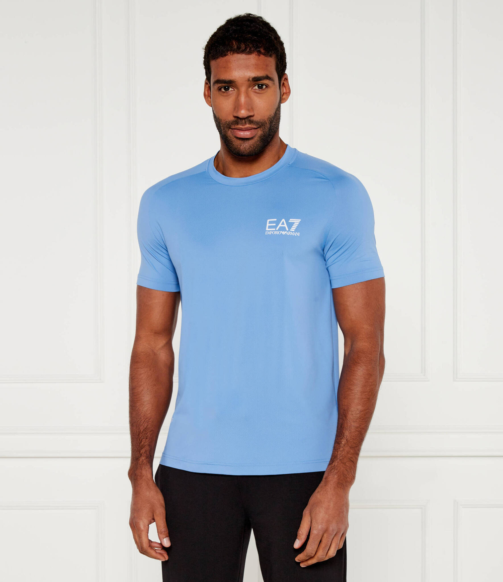 Футболка EA7 - голубой(8NPT22 PJEMZ)