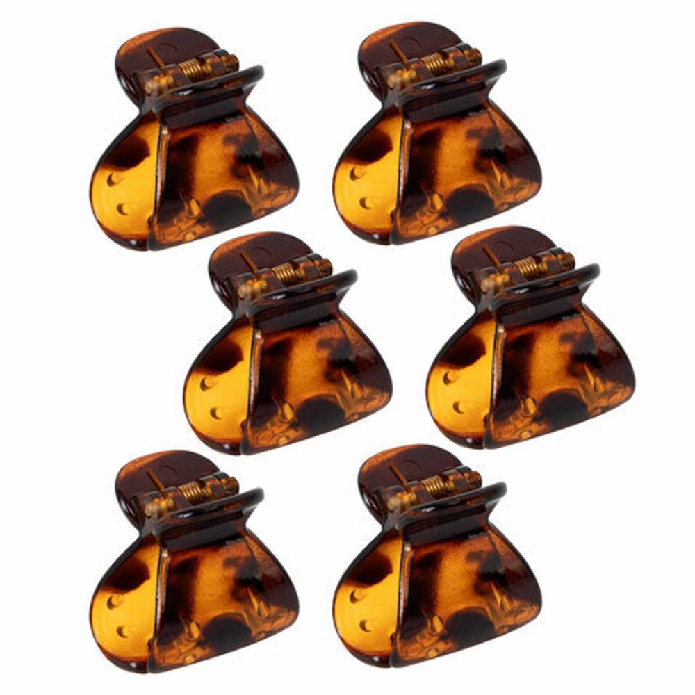 Крабы для волос НАБОР 6 шт, 2,7 см, АССОРТИ, MONTE VITA 457024