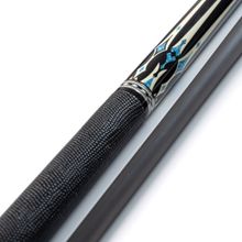 Кий / пул 2-pc "Winner Carbon - 019" (черно-синий) оплетка натур