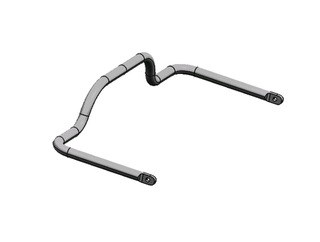 Задний стабилизатор Jac N120, Камаз Компас 12