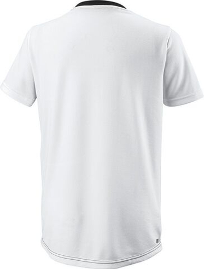 Футболка для мальчика теннисная Wilson Team II Triangle Crew B - black