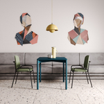 Стол обеденный LATITUDE Saga, 75х75 см, сине-зеленый