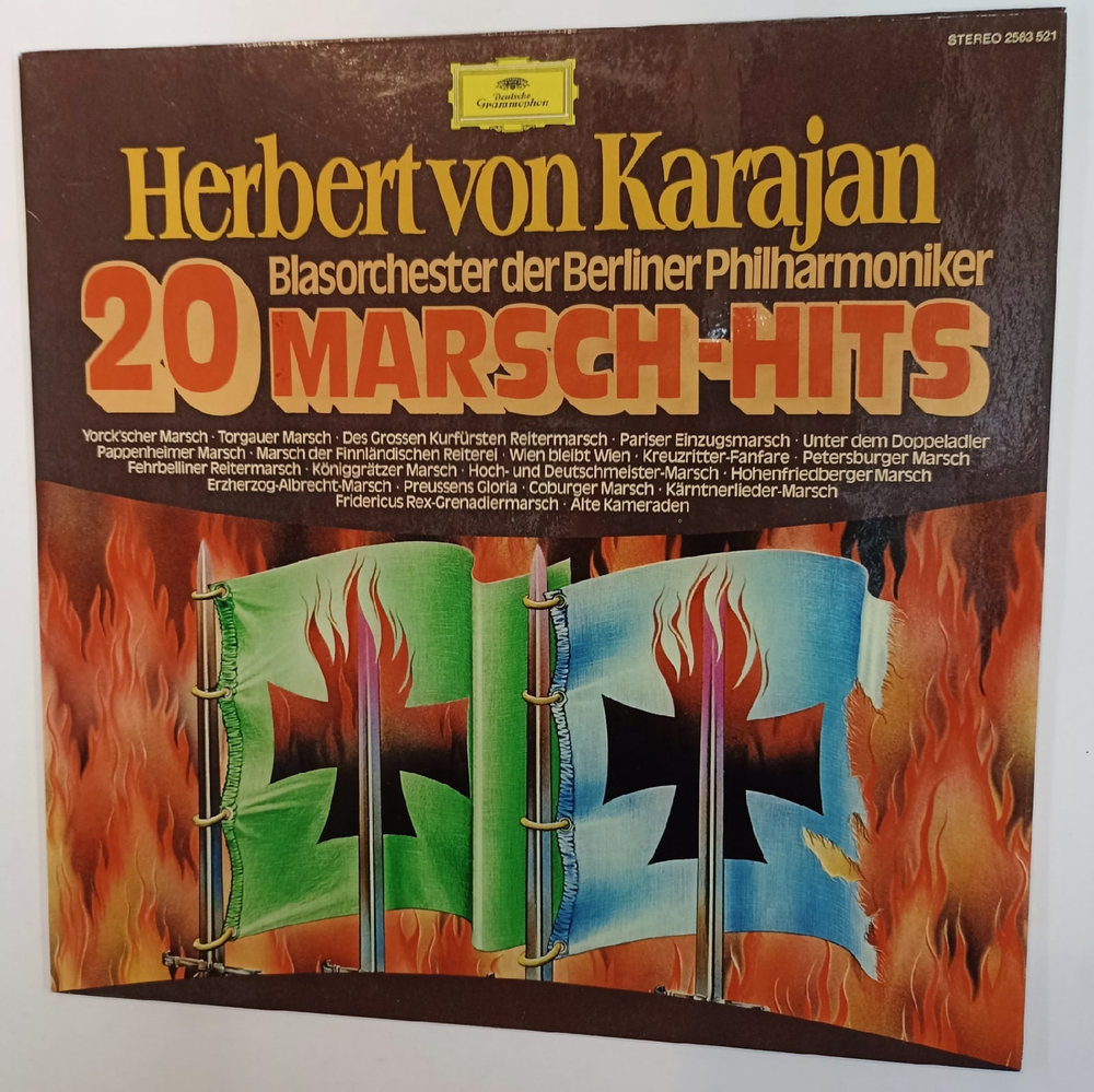 Herbert von Karajan, Blasorchester der Berliner Philharmoniker 20 Marsch Hits (Germany 1974)