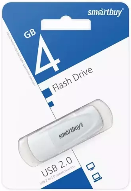 128GB USB Smartbuy Scout White