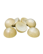 Полусфера 55*d 110мм, деревянная заготовка, набор 2шт