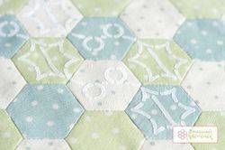 Шаблон для стежки "Остролист" малый (арт. T07)