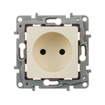 Розетка без заземления со шторками 16А 250В слоновая кость ETIKA Legrand