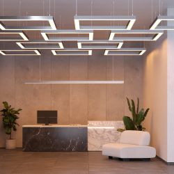 Профиль POWER-W100H70-2000 ANOD (Arlight, Алюминий) 049944