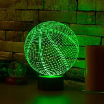 3D лампа Баскетбольный мяч