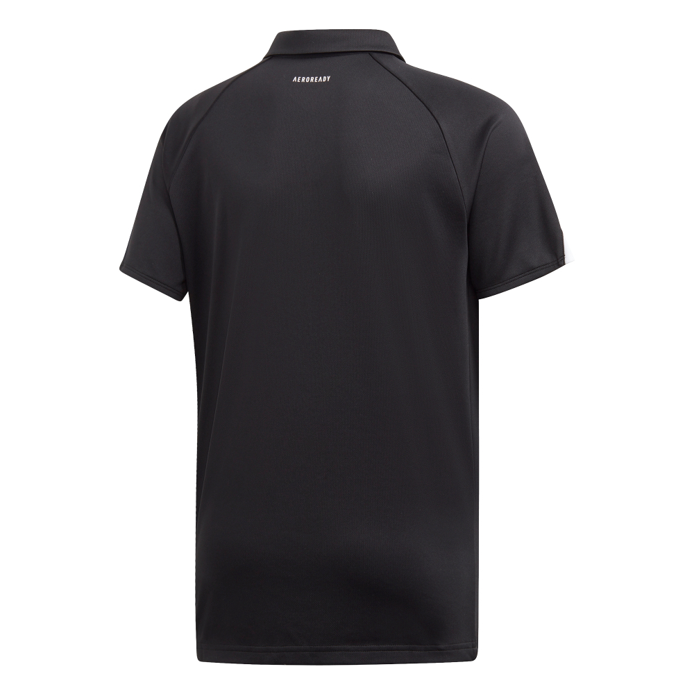 Футболка для мальчика теннисная Adidas B Club Polo - black/white/black