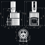Печь для бани Авангард ЗК 35 (П2) Ураган в круглой сетке