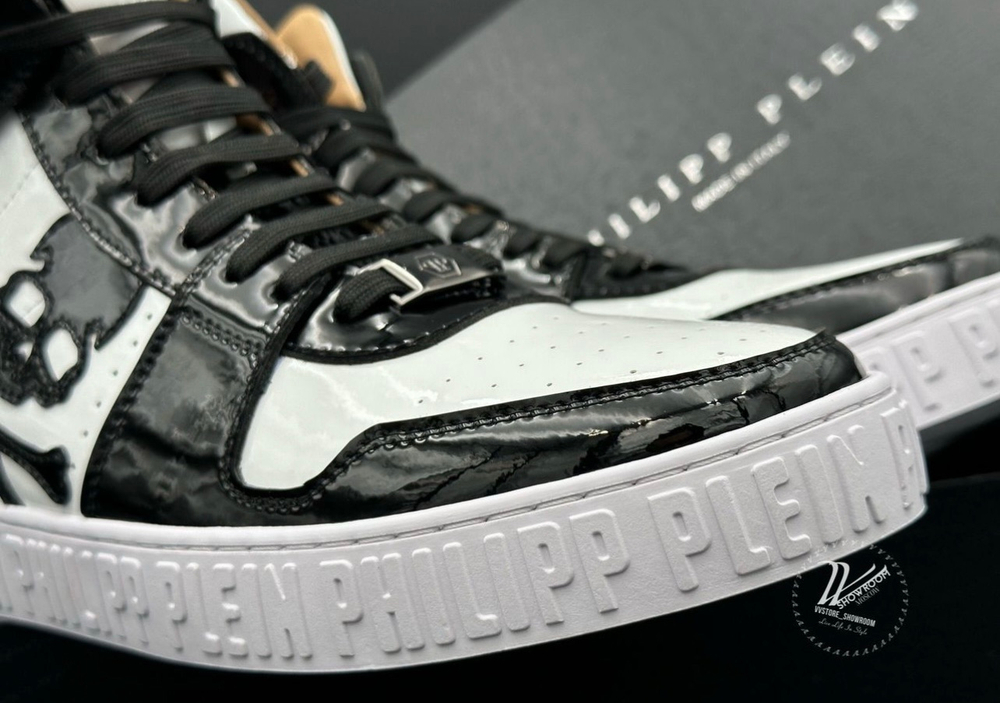 Кроссовки Hi-Top Philipp Plein Notorious Skull