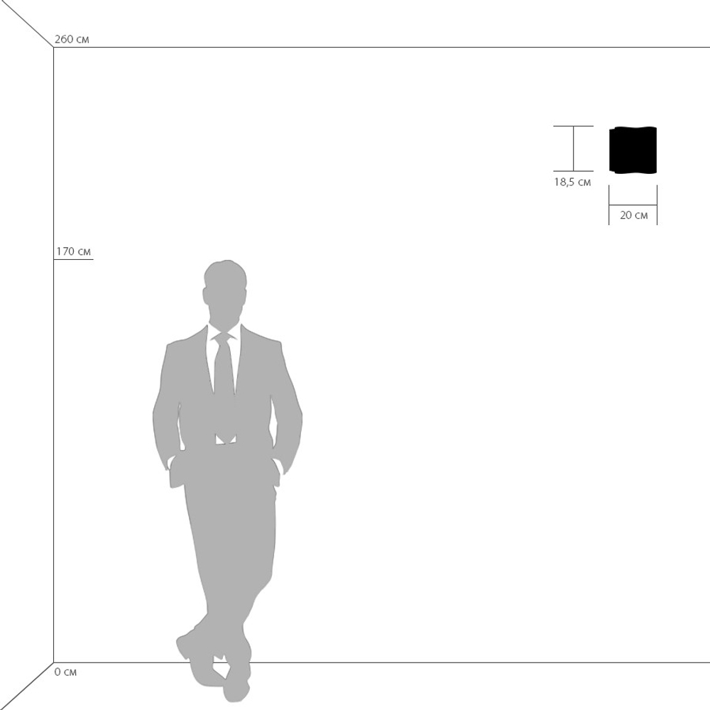 802617 Бра NUBI 1х40W E14 ЧЕРНЫЙ МАТОВЫЙ/БЕЛЫЙ