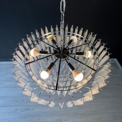 Подвесная Люстра Eich Chandelier Nova 9 D65 Nickel By Imperiumloft