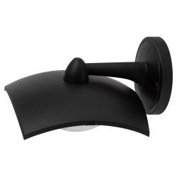 Садово-парковый светильник ЭРА ДБУ 07-8-004 Дели 4 черный 4 гранный настенный IP44 светодиодный 8Вт 6500K | Садово-парковые светильники