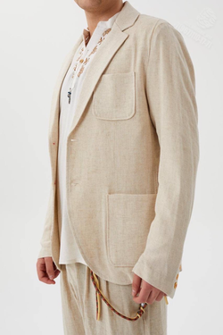 Льняной костюм Open Jns
