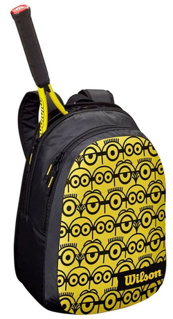 Рюкзак теннисный Wilson Minions Jr Backpack - black/yellow