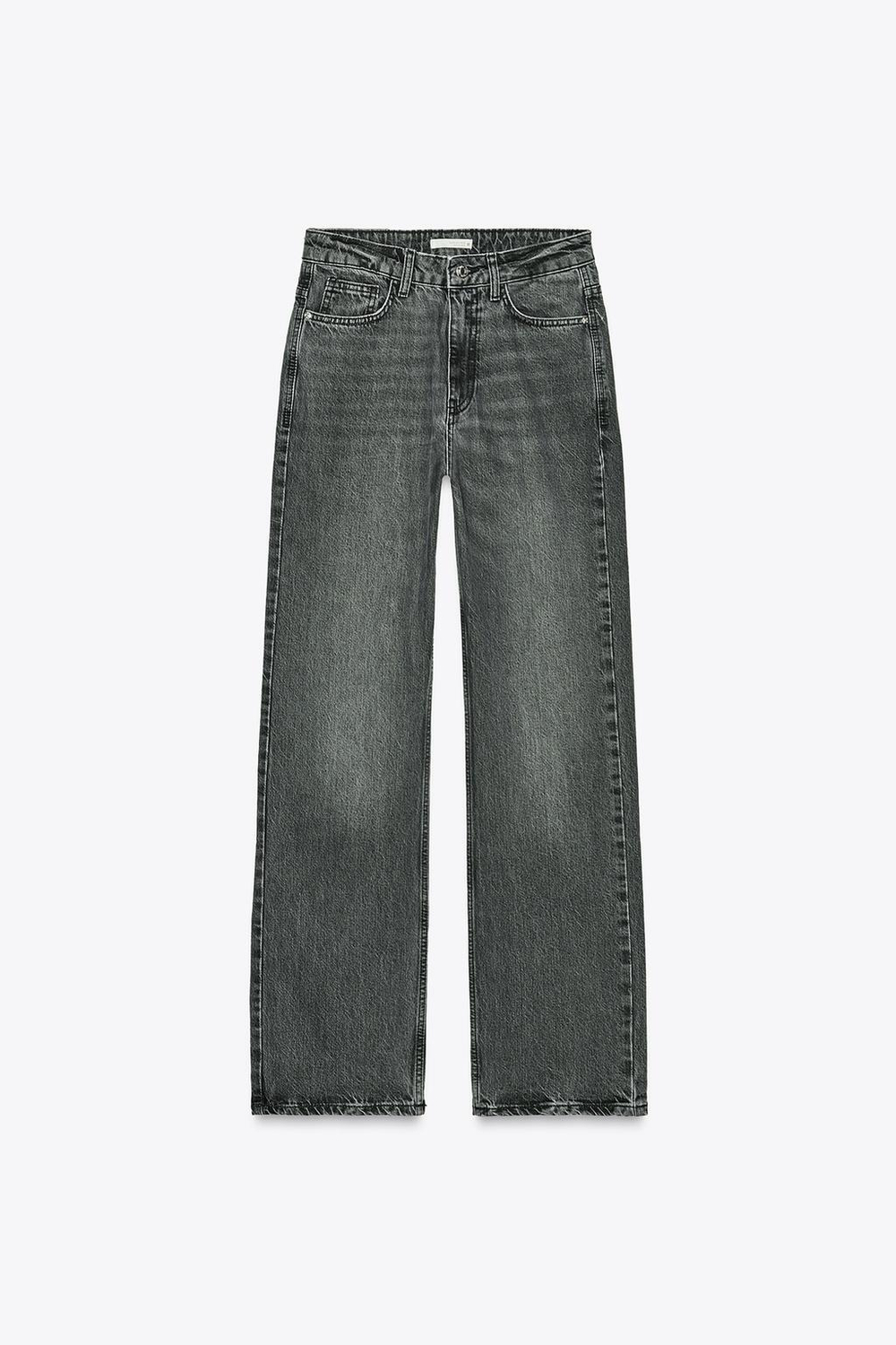 Джинсы z1975 regular fit long length с высокой посадкой