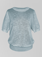 Футболка 6027 трикотажная полупрозрачная однотонная