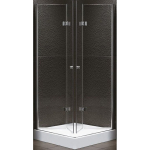 Душевой уголок Cezares Elena W-ASH-2 90x90 ELENA-W-AS-2-90-C-Cr профиль Хром стекло прозрачное