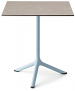 Стол ламинированный обеденный Scab Design Tripe, голубой, тортора шпатель