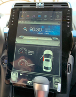 Магнитола Toyota Land Cruiser Prado 150 2017-2023 - Carmedia ZF-1805-Q6 вертикальный экран в стиле "Тесла" на Android 11, 8Гб+128Гб, CarPlay, 4G SIM-слот