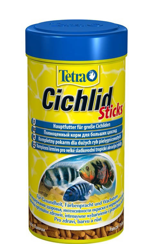 Корм для рыб TetraCichlid Sticks, для цихлид в палочках 250 мл.
