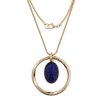 Колье Fiore Luna NATURAL LAPIS LN5133 BL/RG
