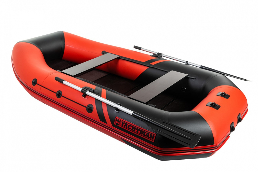 YACHTMAN-280 (Яхтман) красный-черный (лодка ПВХ с усилением)