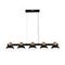 Подвесная светодиодная люстра Indigo Traforo 11059/5PL Black V000184L
