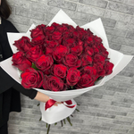 Букет из 45 бордовых роз