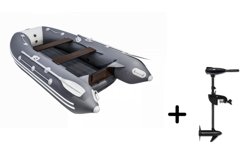 Таймень LX 3200 НДНД + BST 40 L (комплект лодка + электромотор)