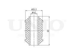 Сайлентблок передний переднего нижнего рычага UNIO RMP-20010