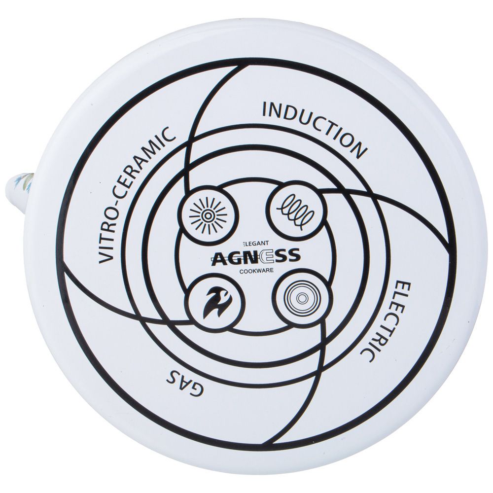 ЧАЙНИК AGNESS ЭМАЛИРОВАННЫЙ СЕРИЯ "SENTIMENT", 3 Л