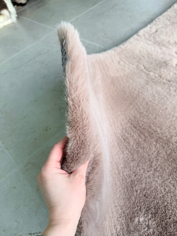 Ковер меховой имитация кроличьего меха