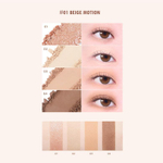 Палетка теней 4-х цветные MISSHA Day Vibe Palette Beige Motion 3 гр