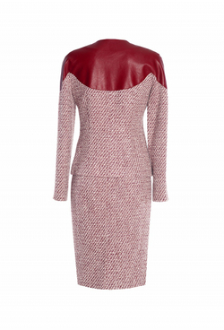 Шерстяной костюм-двойка: жакет и юбка LE 23-17FW