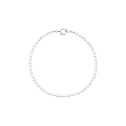 Колье из жемчуга формы рис 6-7 мм